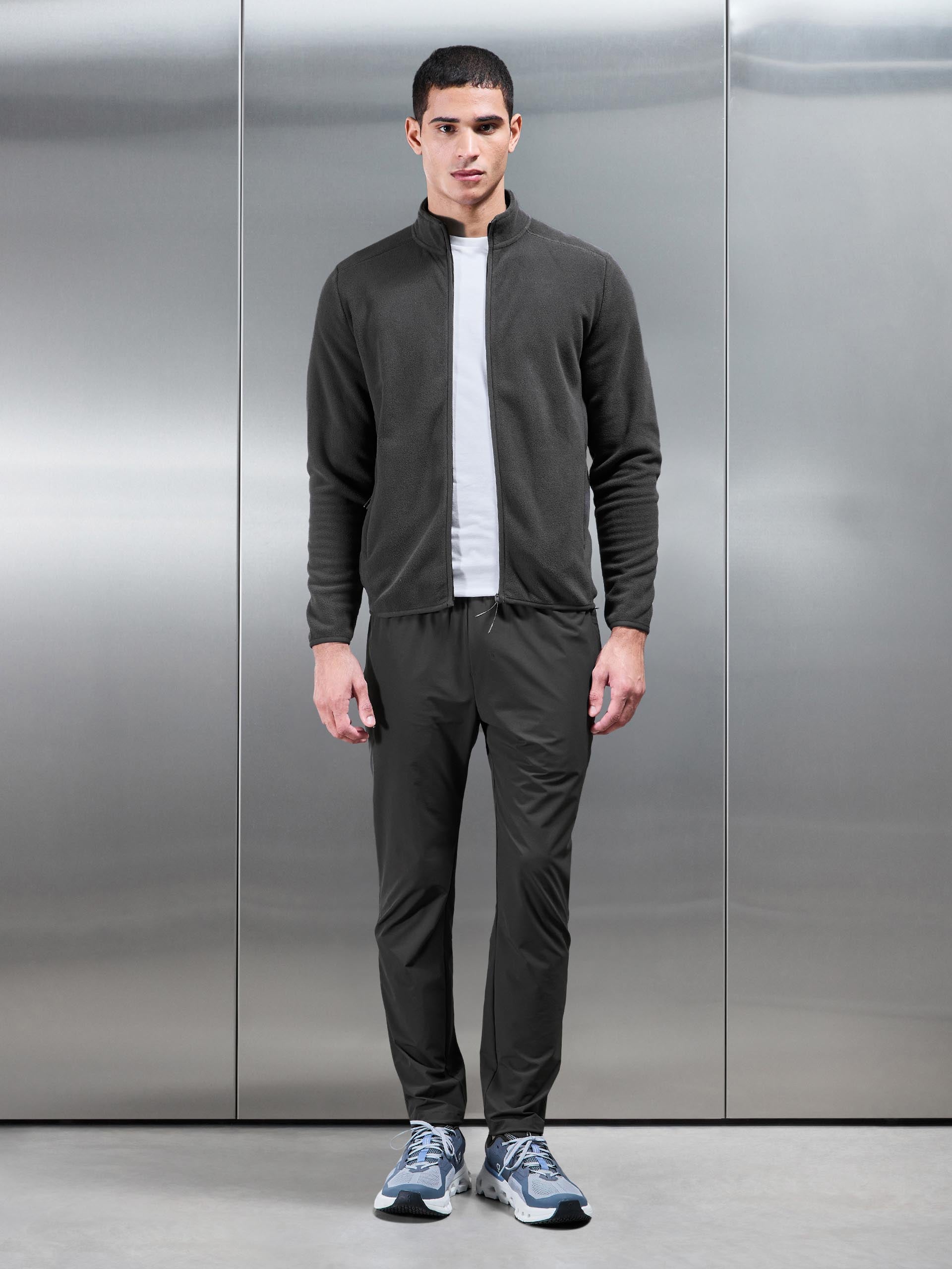 Fleece Jacket in Grey