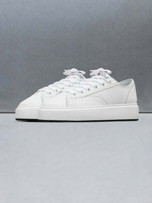 Homerun Tumbled Leather in White