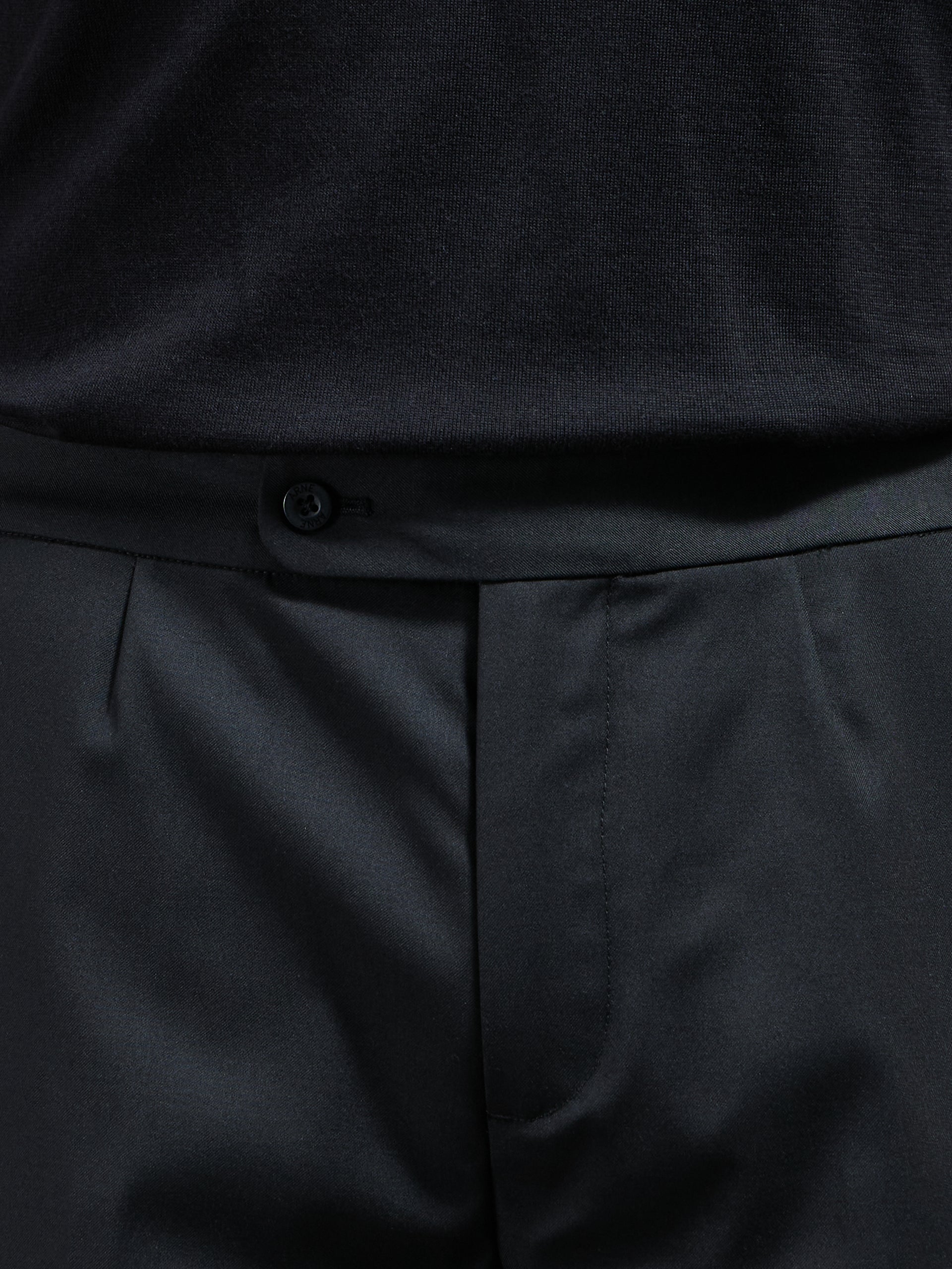 Formal Stretch Side Adjuster Short in Black