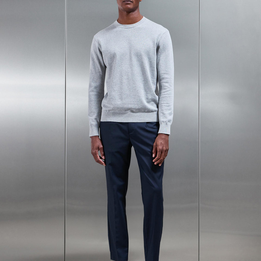 Formal Stretch Side Adjuster Trouser in Navy