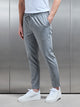 Formal Stretch Drawstring Trouser in Grey