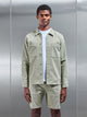 Garment Dye Overshirt in Olive