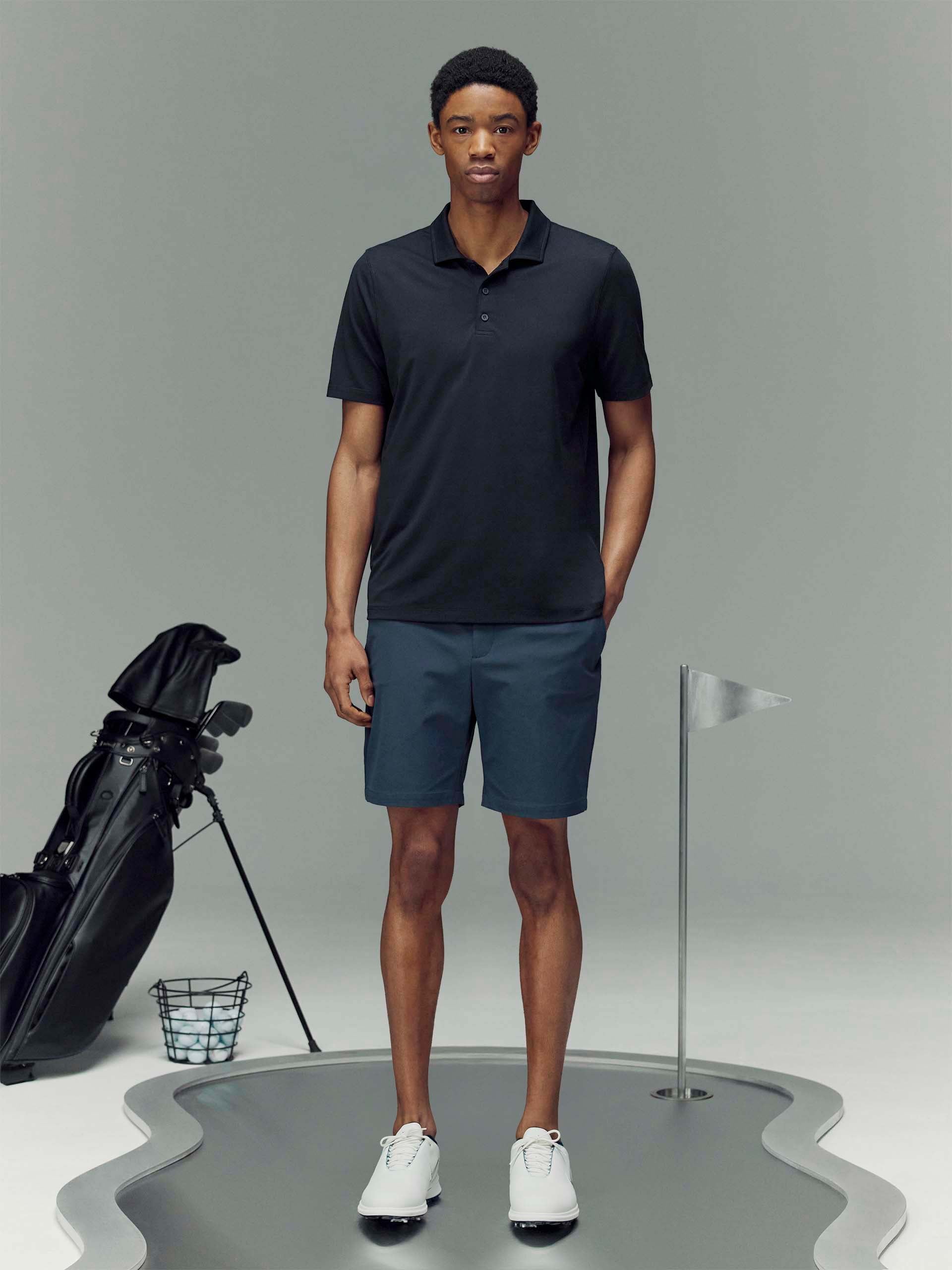 Golf Polo Shirt in Navy