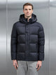 Goose Down Short Length Jacket in Black