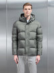 Goose Down Short Length Jacket in Olive