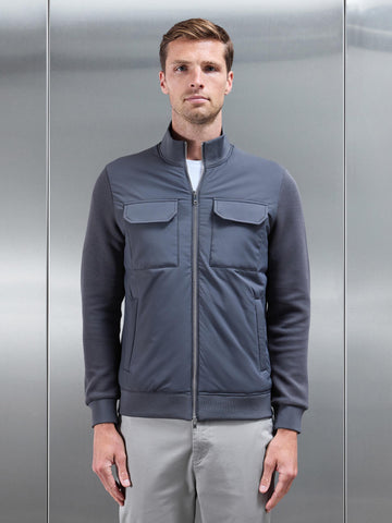 Hybrid Cargo Jacket in Grey