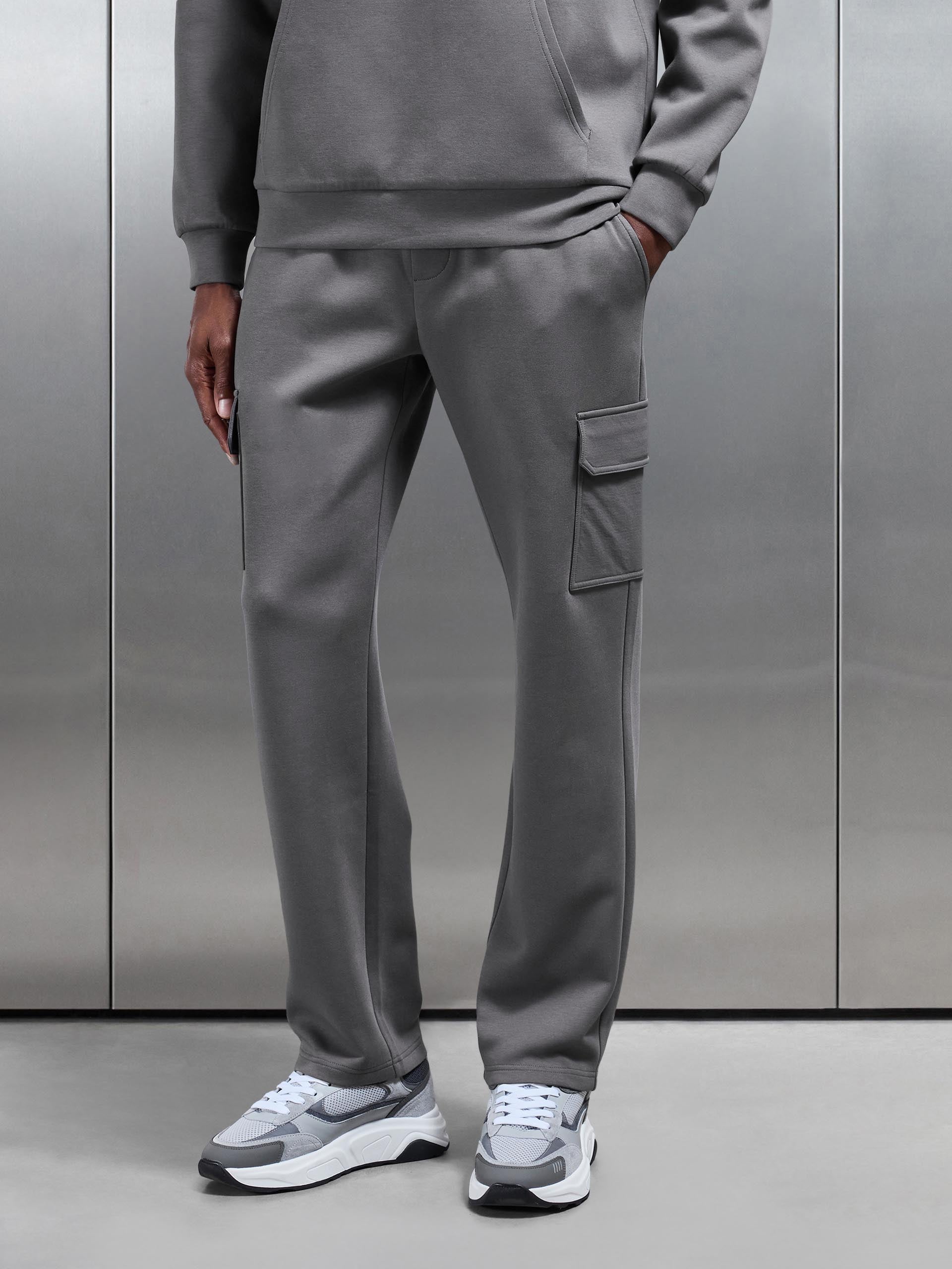 Hybrid Cargo Jogger in Charcoal