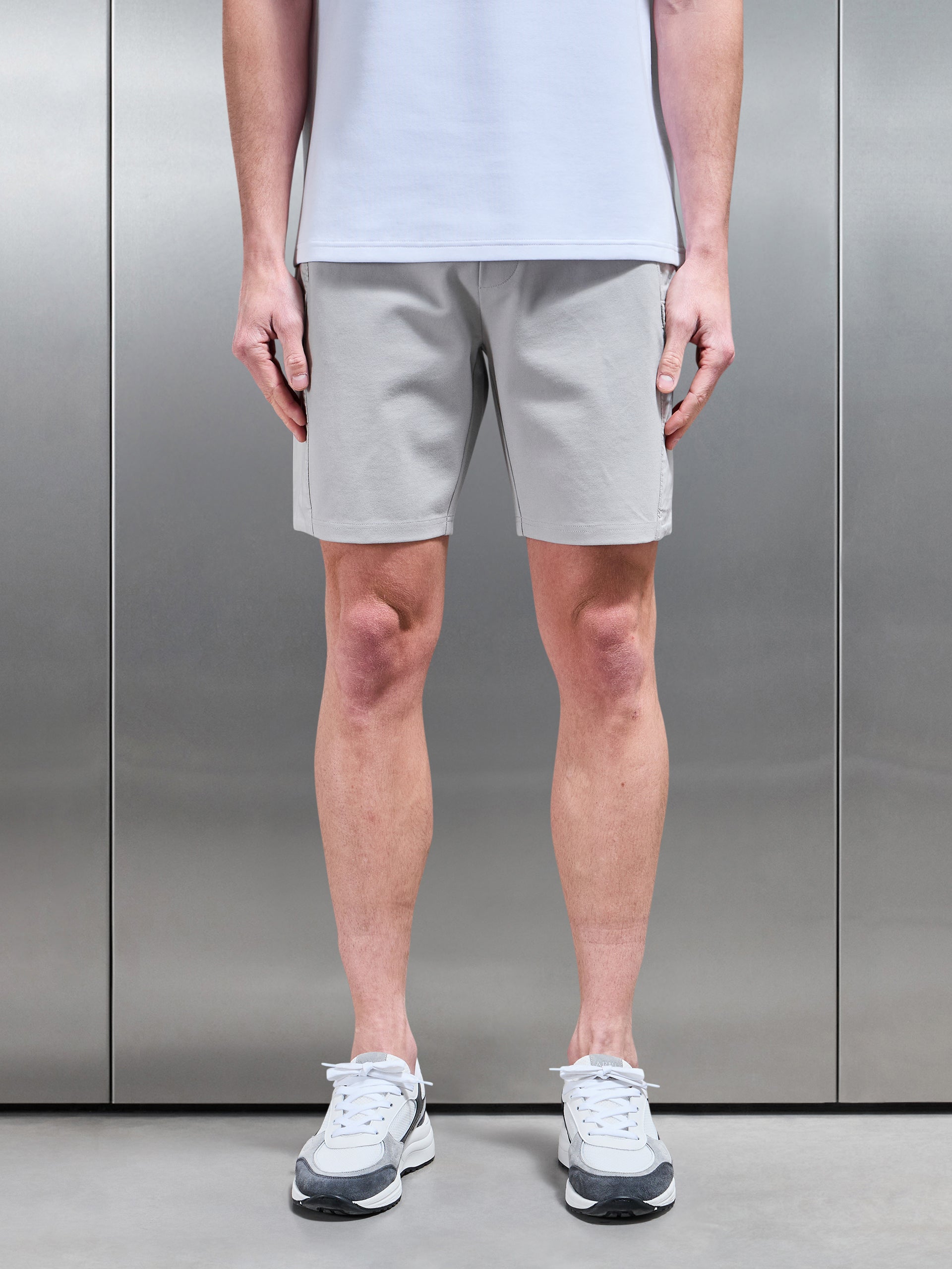 Hybrid Cargo Short in Stone