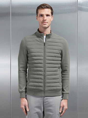 Hybrid Quilted Jacket in Sage