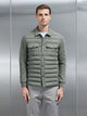 Hybrid Quilted Overshirt in Sage