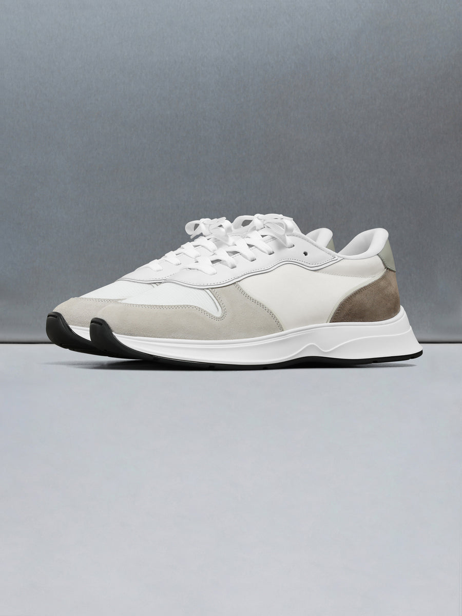 Hybrid Runner in White Stone