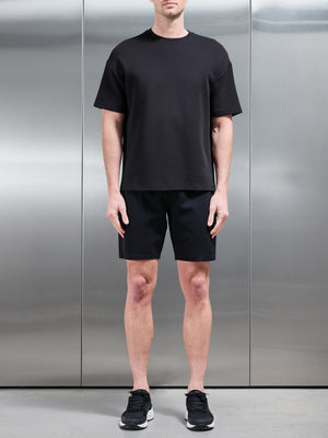 Hybrid Cargo Short in Black