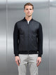 Hybrid Bomber Jacket in Black