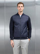 Hybrid Bomber Jacket in Navy