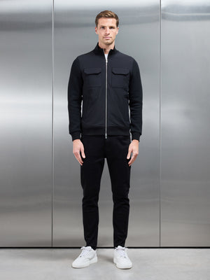 Hybrid Cargo Jacket in Black