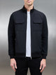 Hybrid Cargo Jacket in Black