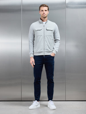 Hybrid Cargo Jacket in Stone