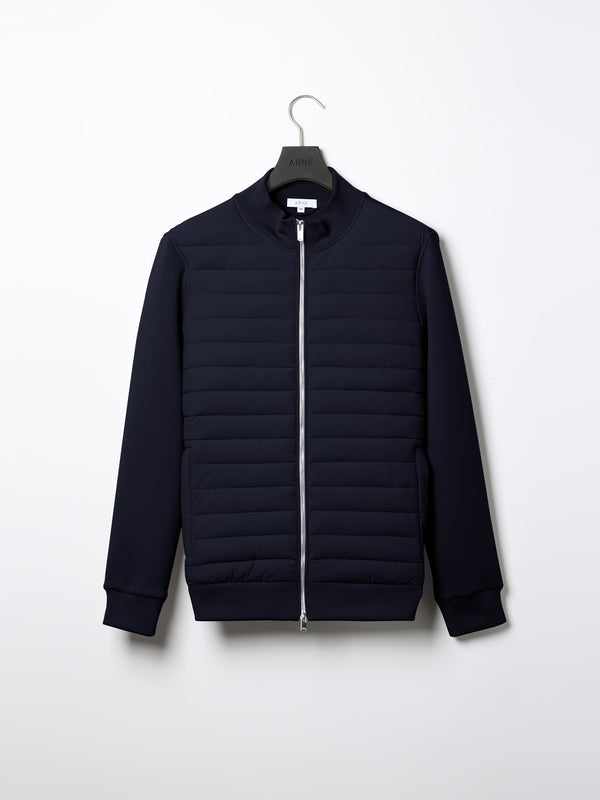 Hybrid Quilted Jacket in Navy