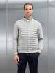 Hybrid Quilted Jacket in Stone