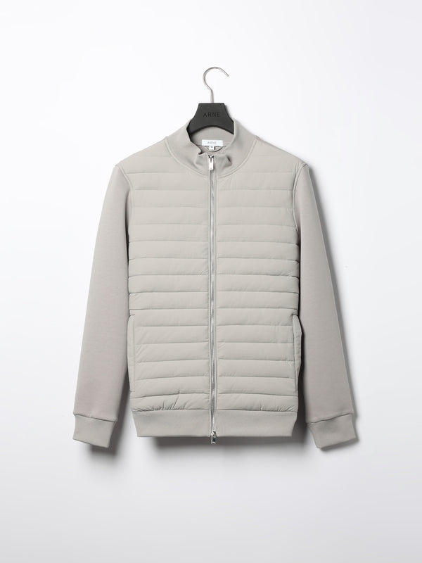 Hybrid Quilted Jacket in Stone