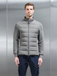Hybrid Technical Puffer Jacket in Olive