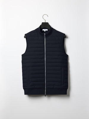 Hybrid Quilted Gilet in Navy