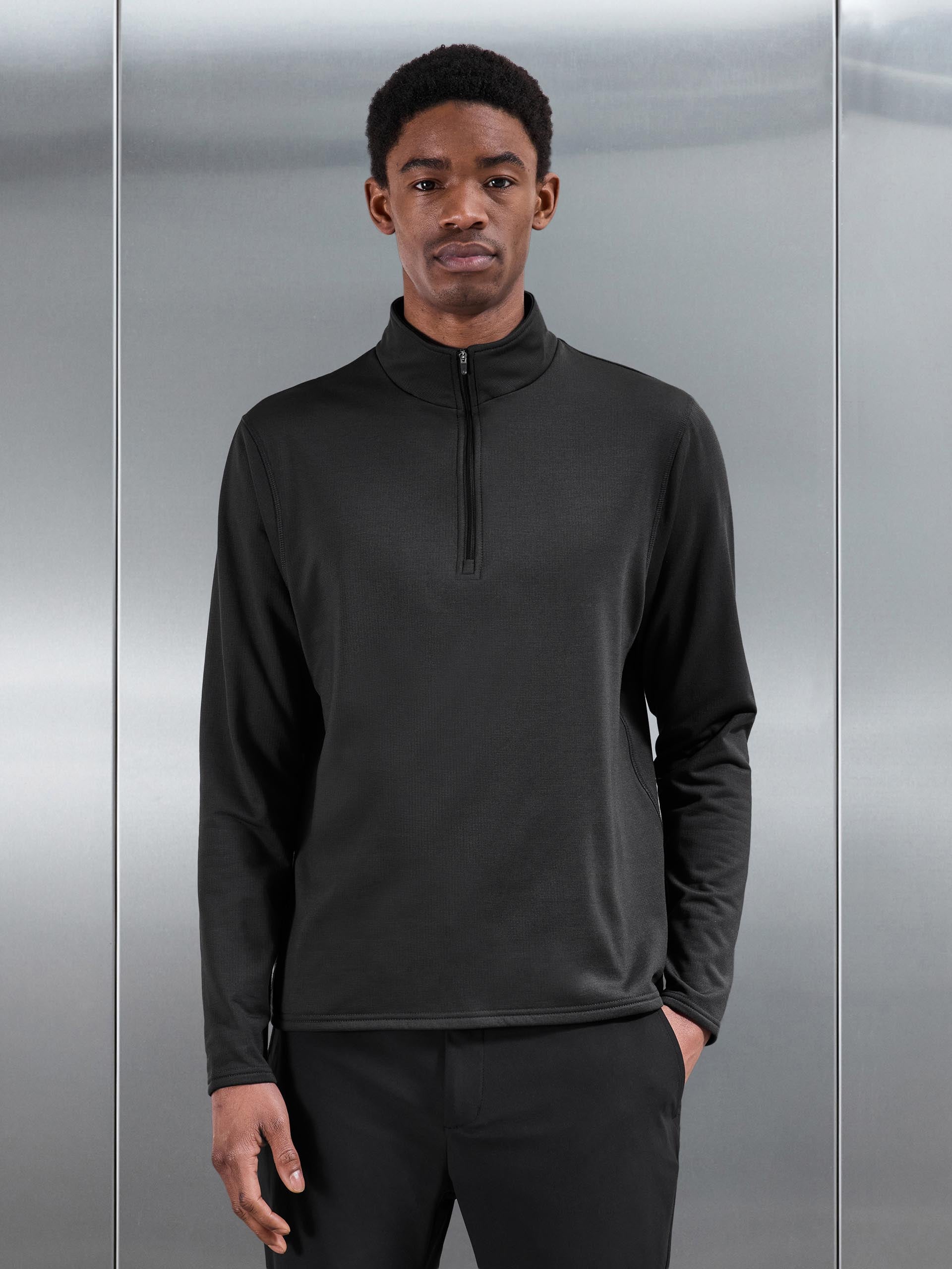 Insulating Golf Mid Layer in Grey