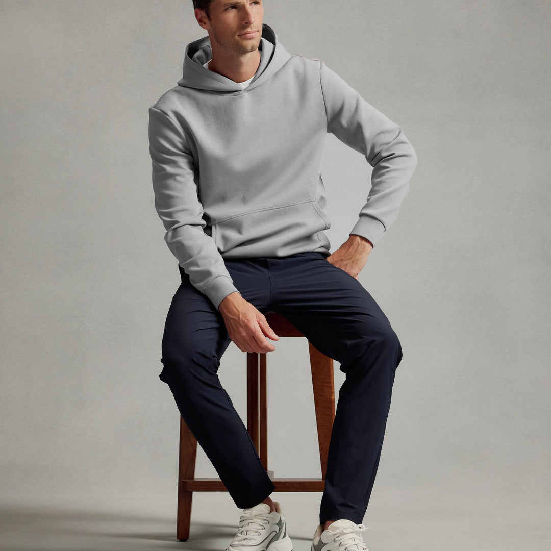 Interlock Jersey Essential Hoodie in Grey