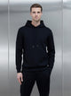 Interlock Jersey Hoodie in Black