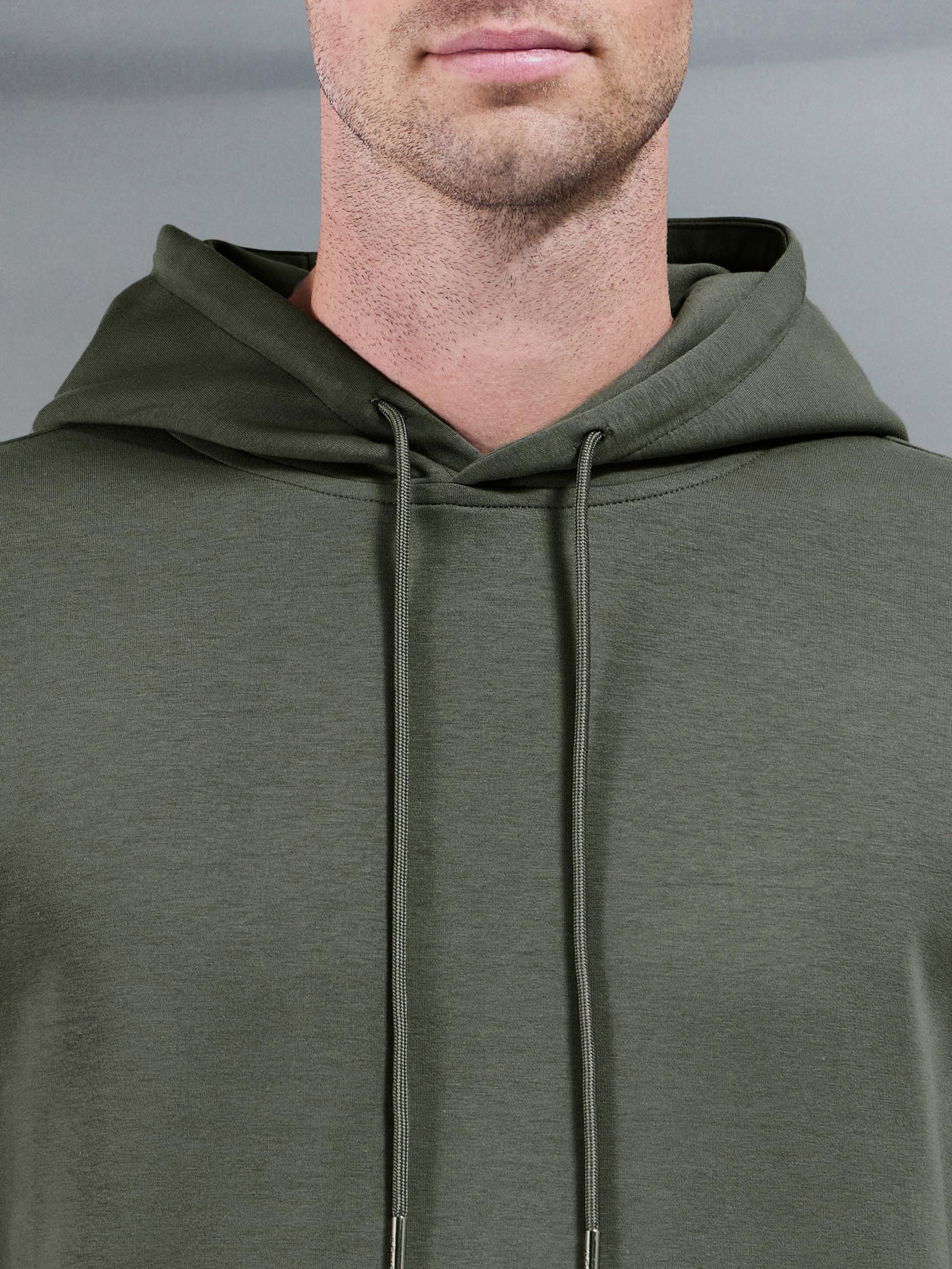Interlock Jersey Hoodie in Sage