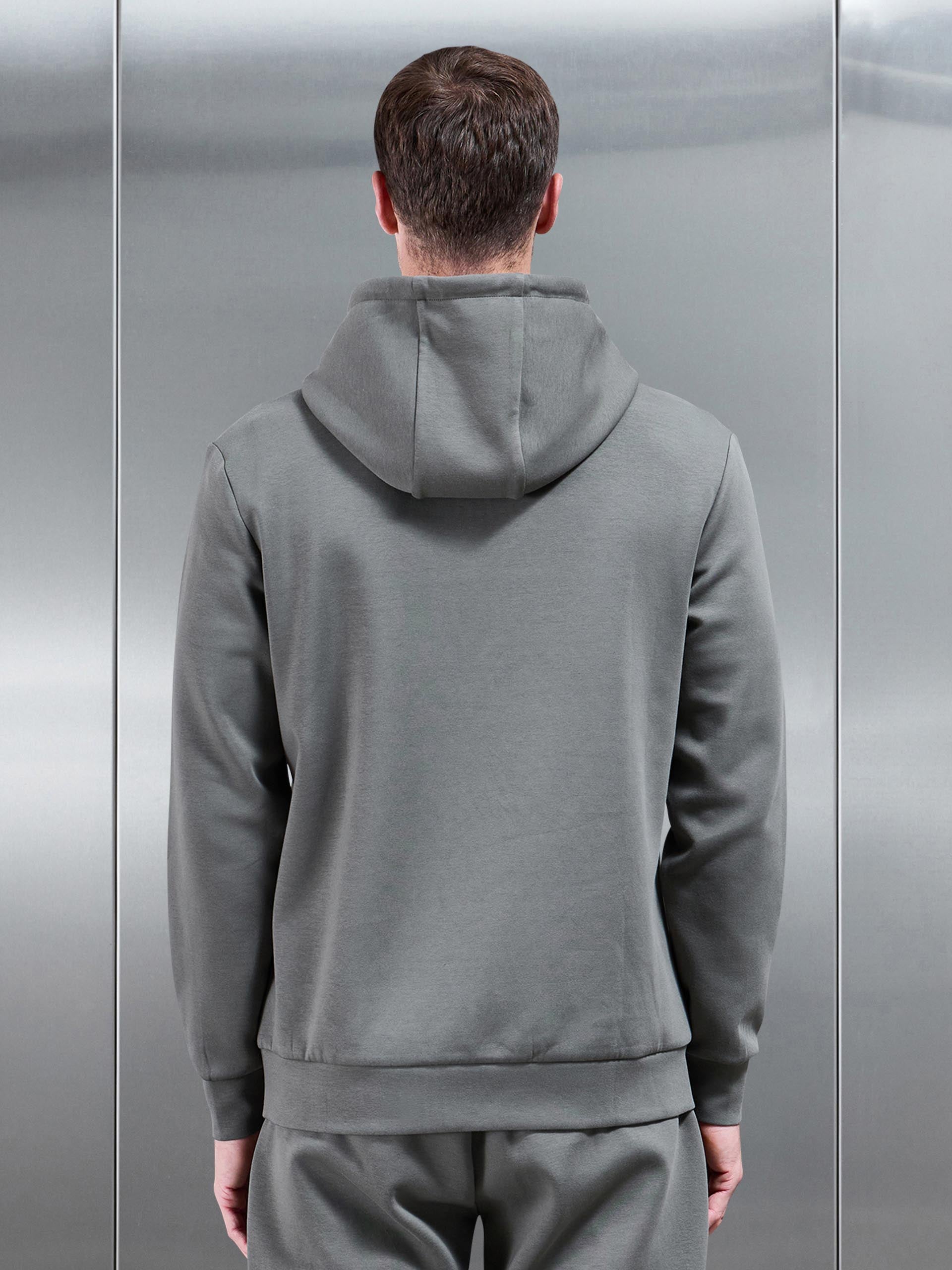 Interlock Jersey Hoodie in Sage