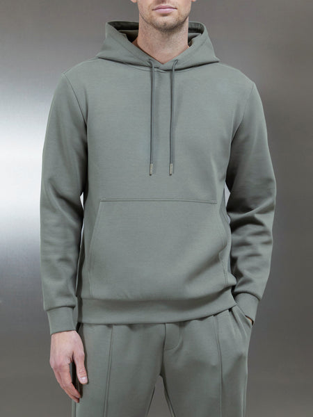 Interlock Jersey Hoodie in Sage