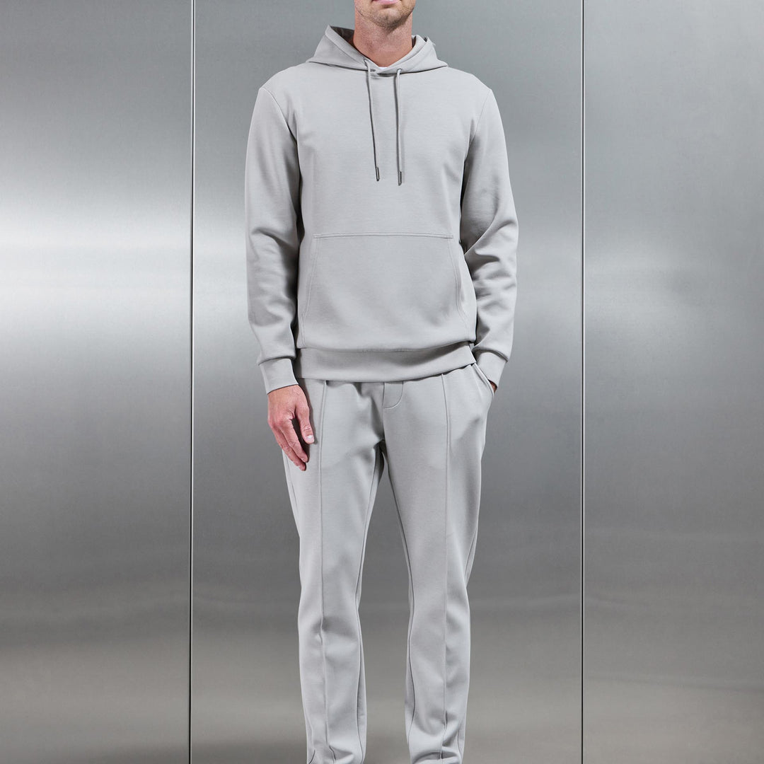 Interlock Jersey Hoodie in Stone