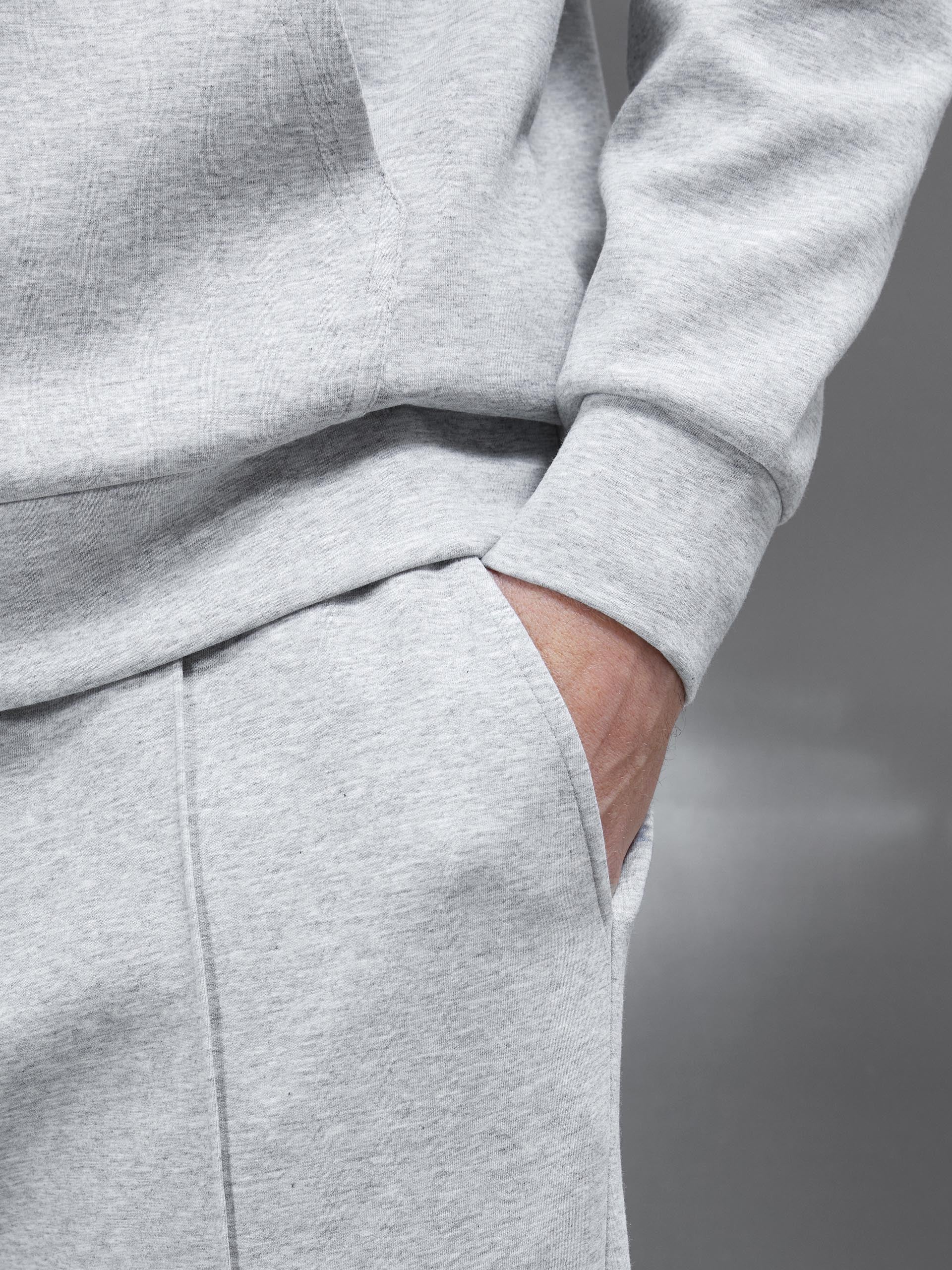 Interlock Jersey Jogger in Marl Grey