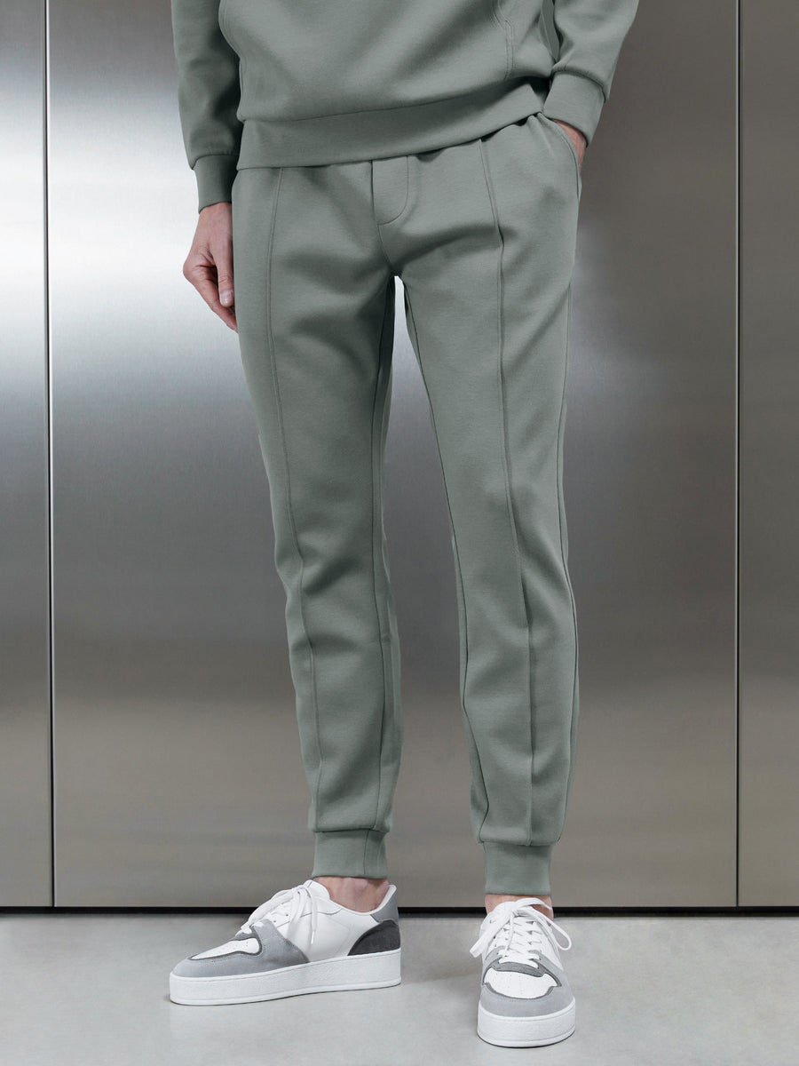 Interlock Jersey Jogger in Sage