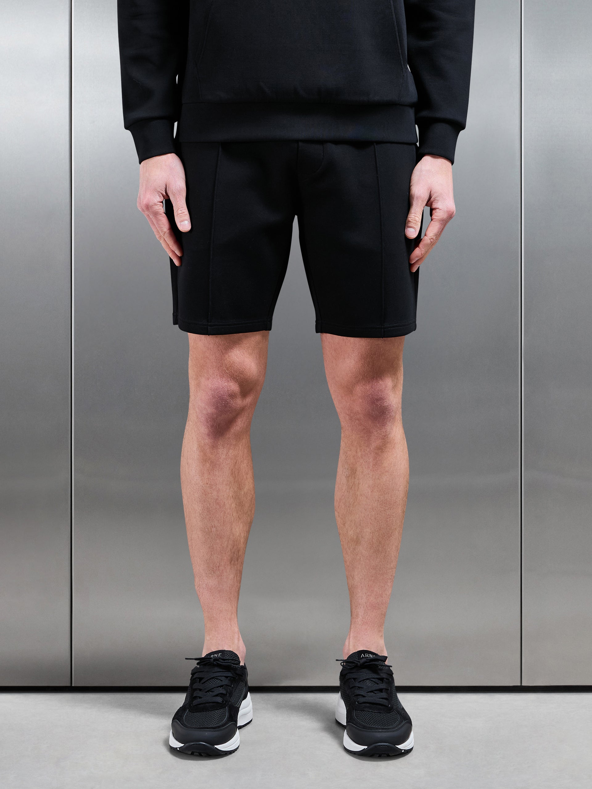 Interlock Jersey Short in Black