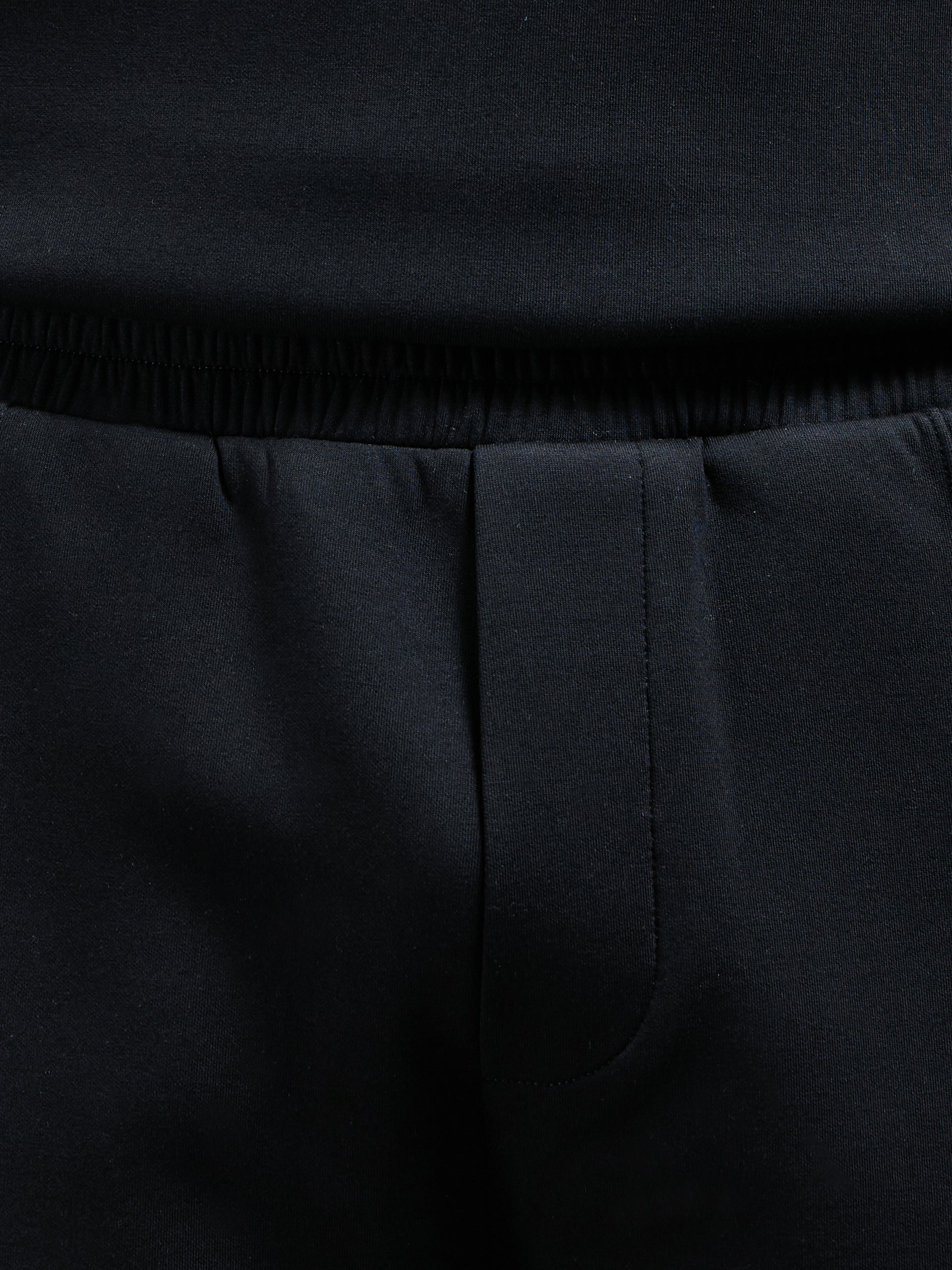 Interlock Jersey Short in Black