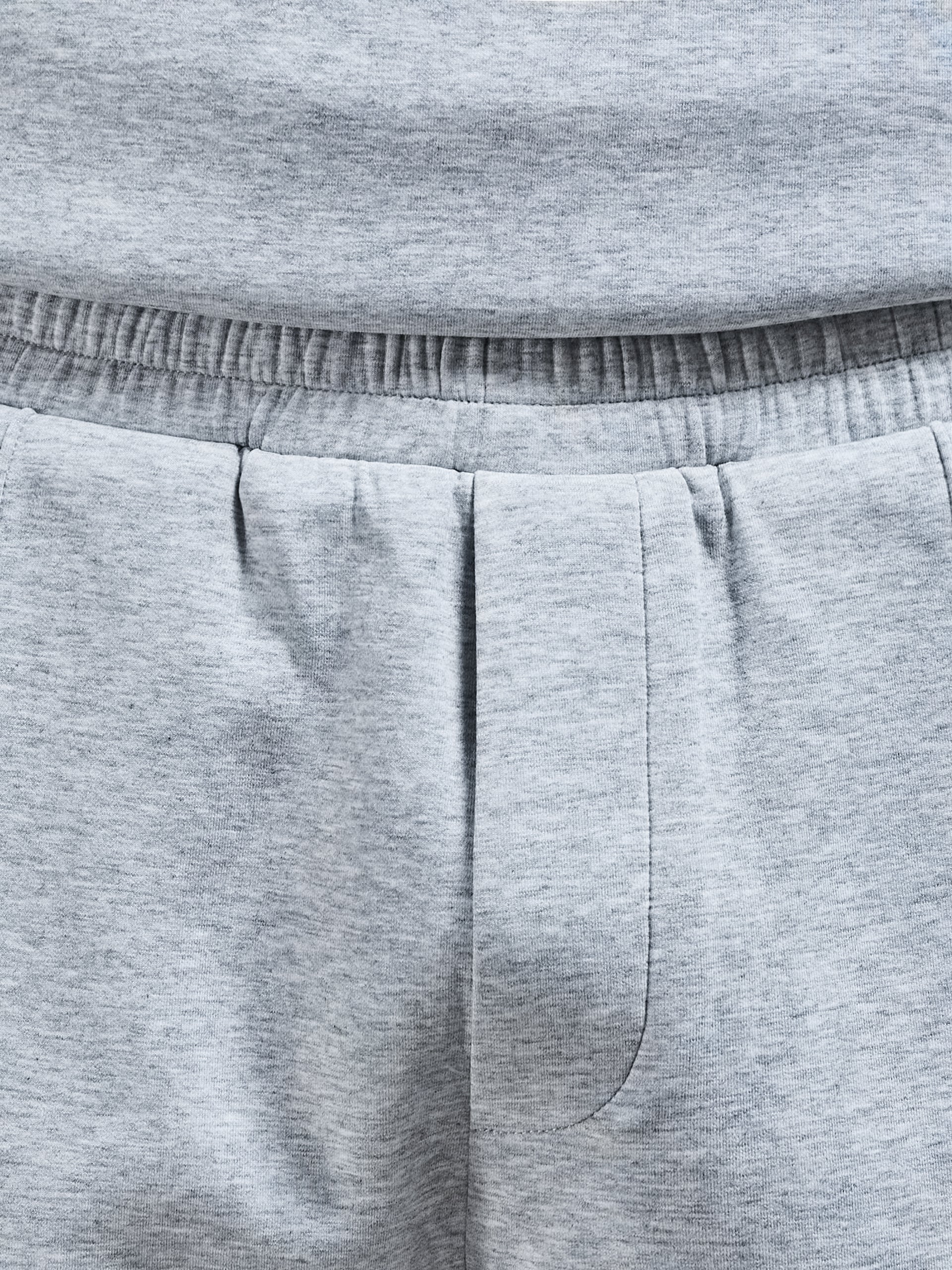 Interlock Jersey Short in Marl Grey