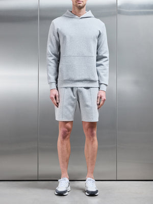 Interlock Jersey Short in Marl Grey