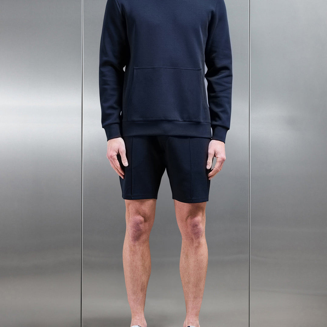 Interlock Jersey Short in Navy