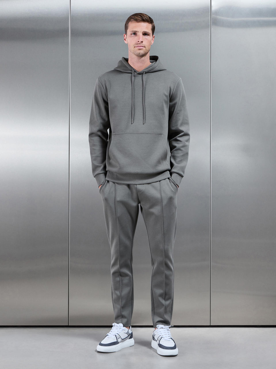Interlock Jersey Tapered Jogger in Sage