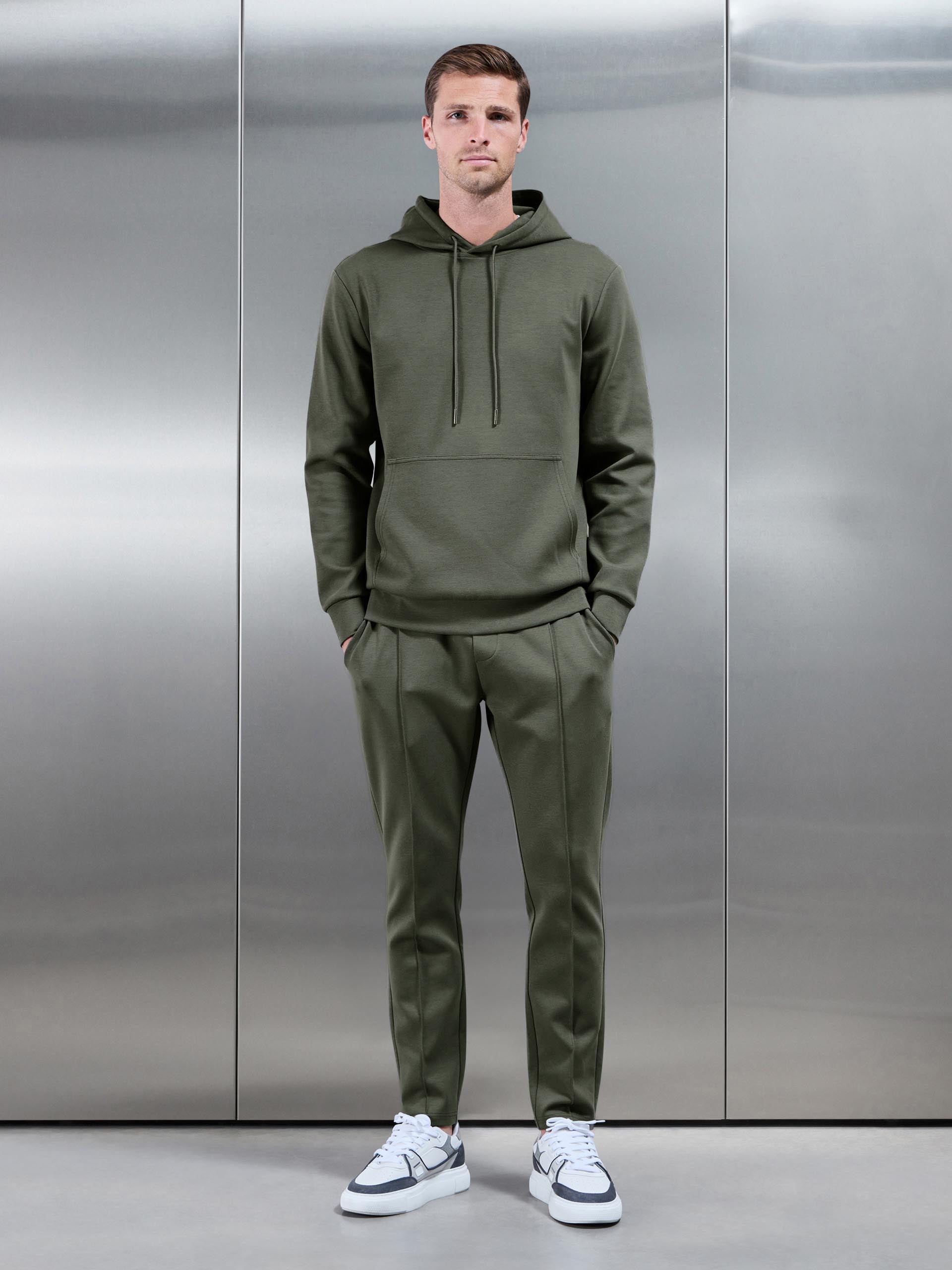 Interlock Jersey Tapered Jogger in Sage