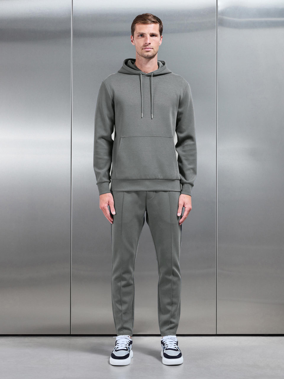 Interlock Jersey Tapered Jogger in Sage