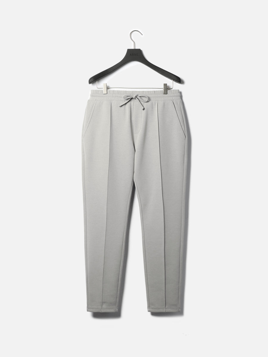 Interlock Jersey Tapered Jogger in Stone