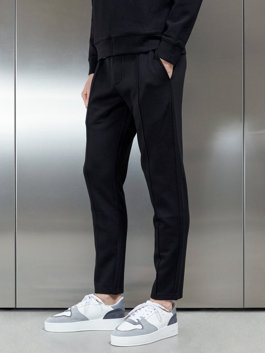 Interlock Neoprene Jogger in Black