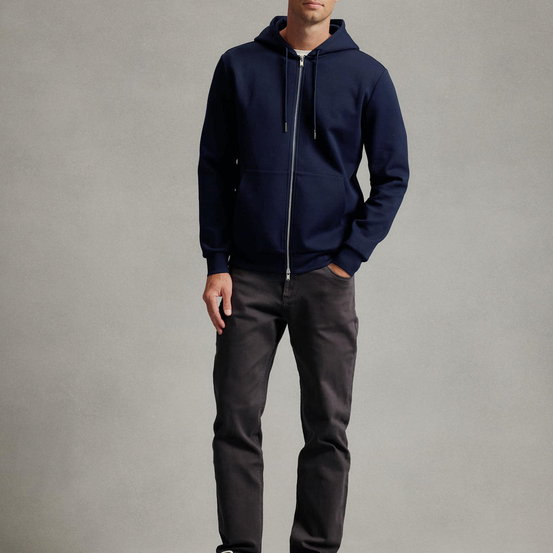 Straight Leg Denim Jeans in Grey