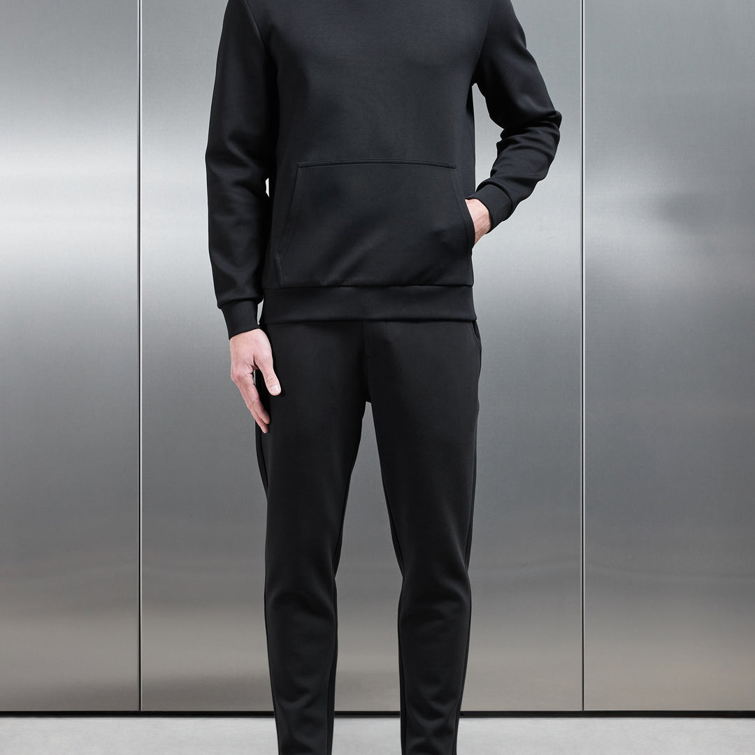 Interlock Jersey Essential Jogger in Black