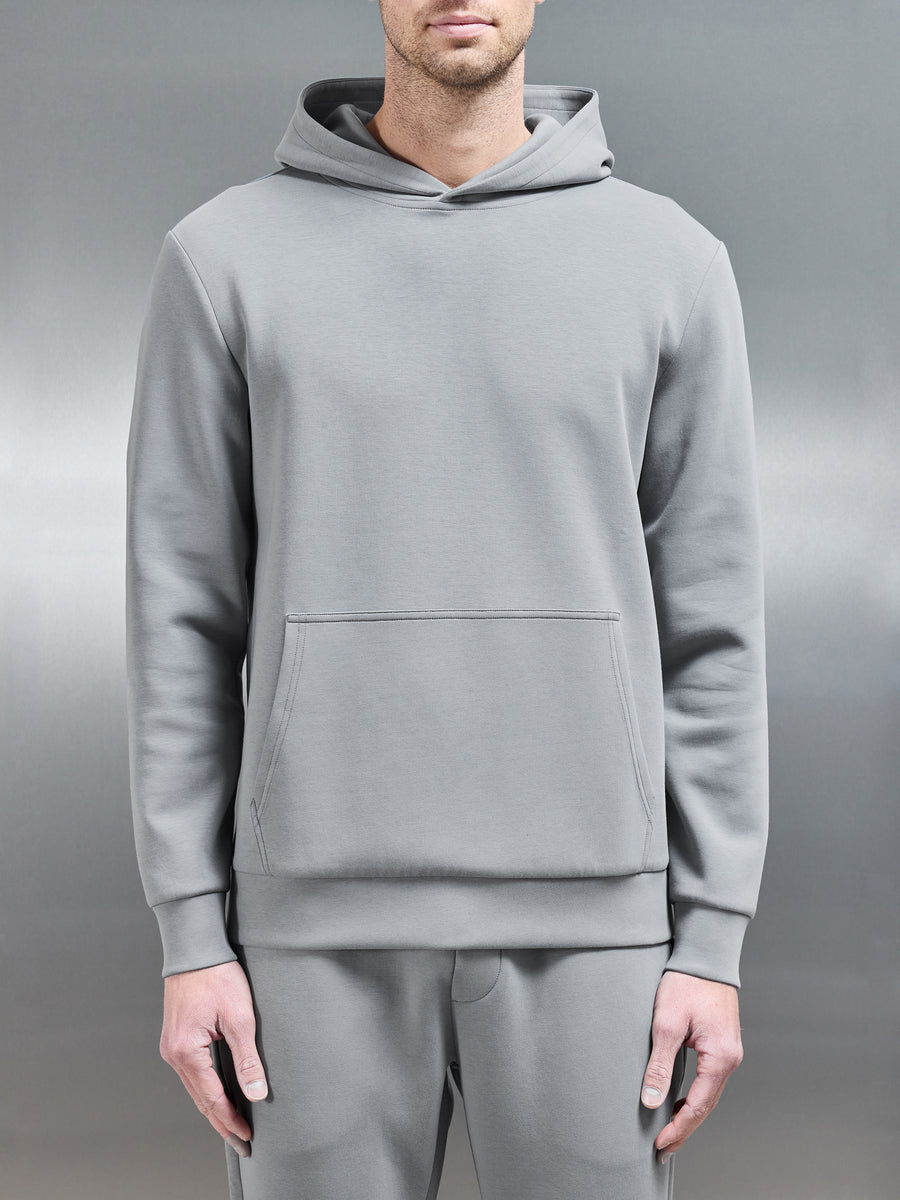 Interlock Jersey Essential Hoodie in Grey