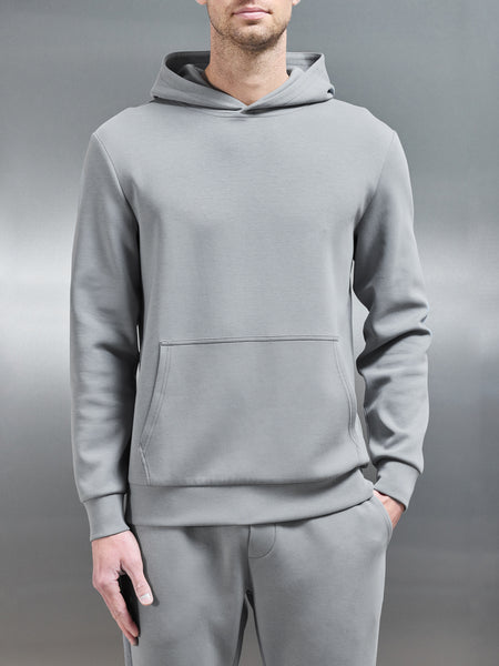 Interlock Jersey Essential Hoodie in Grey