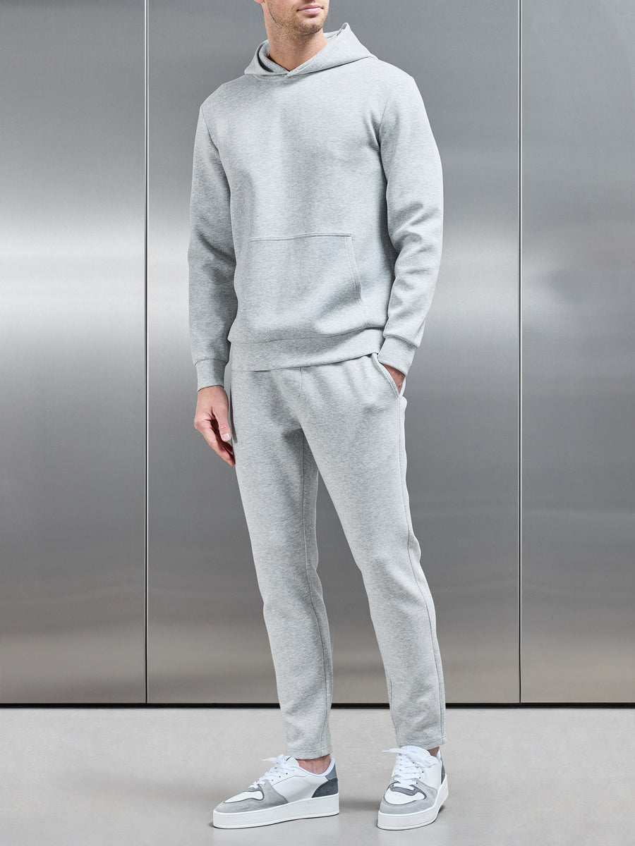 Interlock Jersey Essential Jogger in Marl Grey